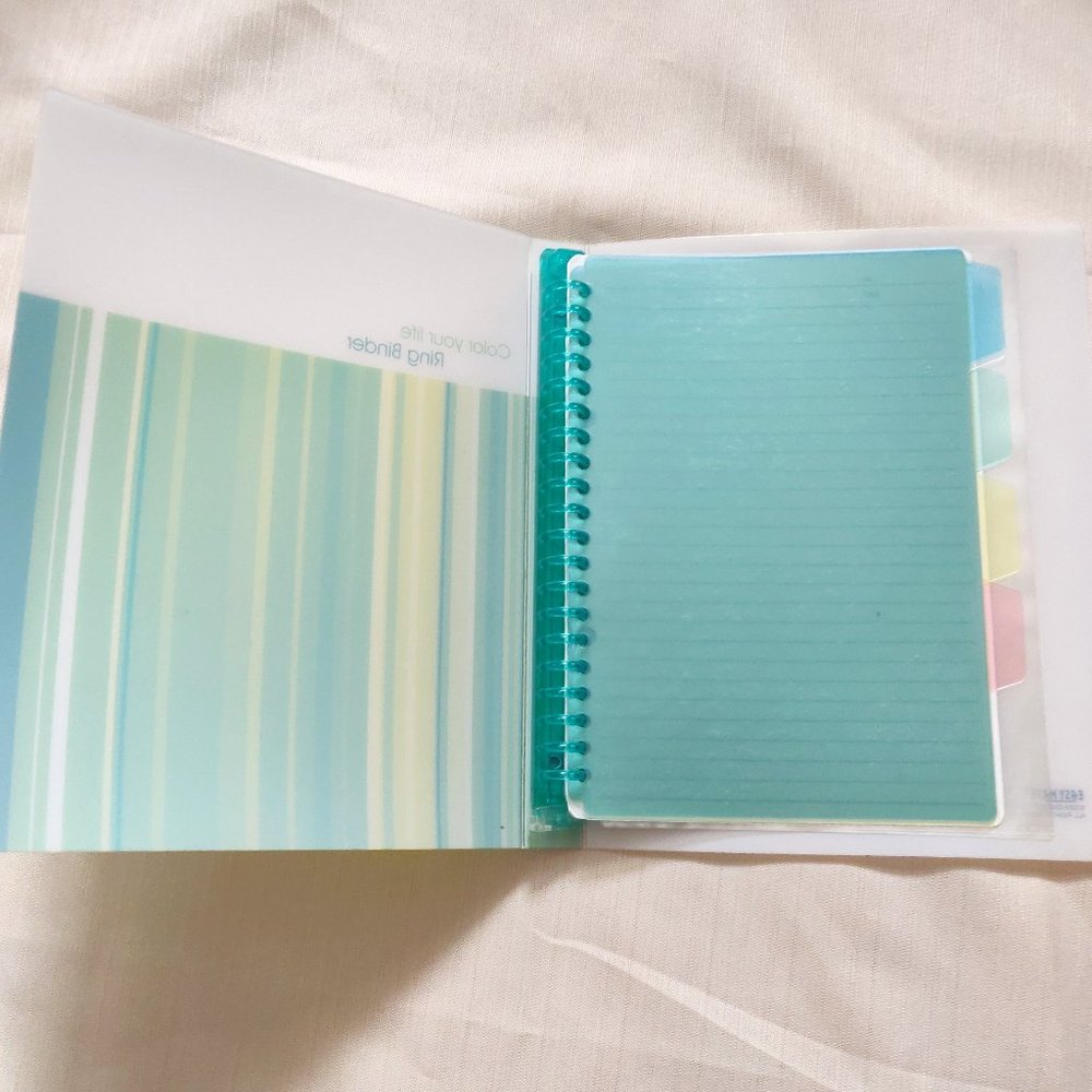A5 Loose Leaf 20 Rings Binder + Folders + Dividers + Sheets